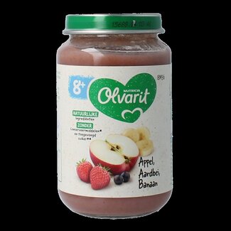Olvarit Appel aardbei banaan 8M56 200 Gram