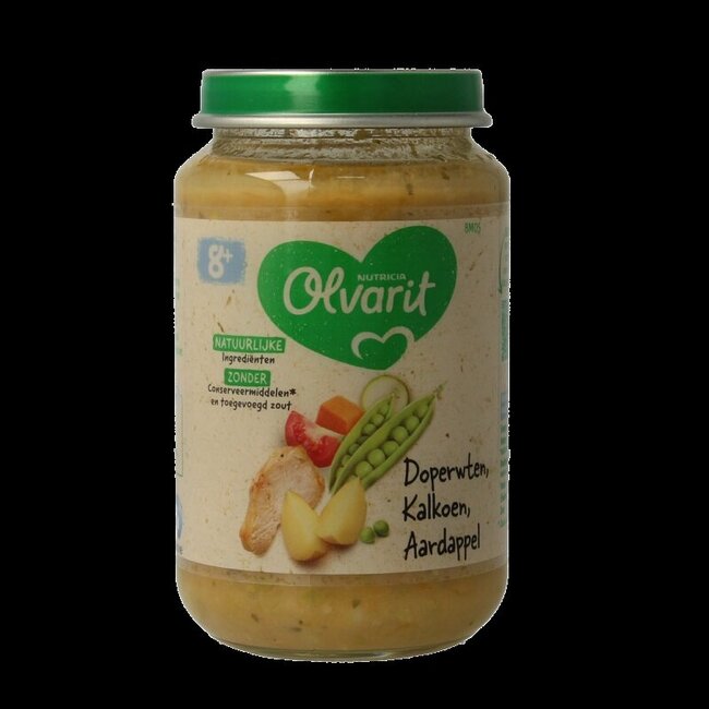 Doperwten kalkoen aardappel 8M05 200 Gram