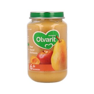 Olvarit Peer appel abrikoos 6M55 200 Gram