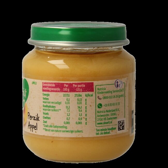 Perzik appel 4M02 125 Gram