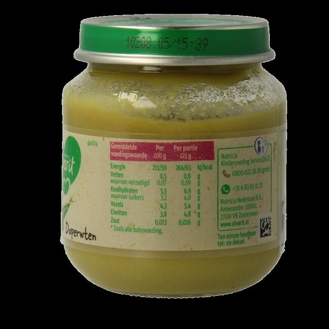 Doperwten 4M74 125 Gram