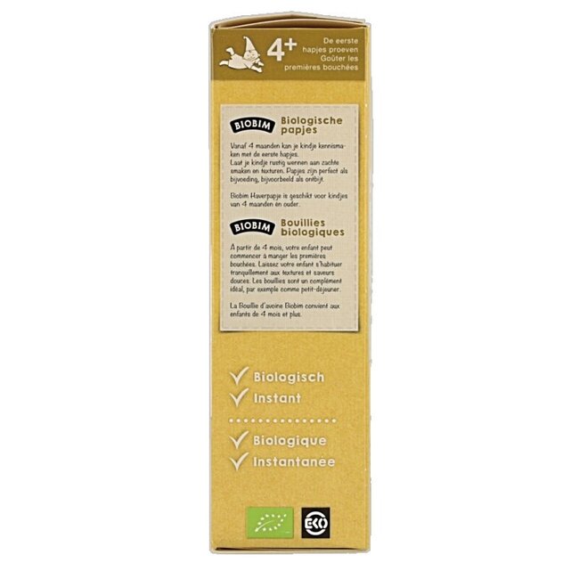 Bouillie d'avoine bio 200 g