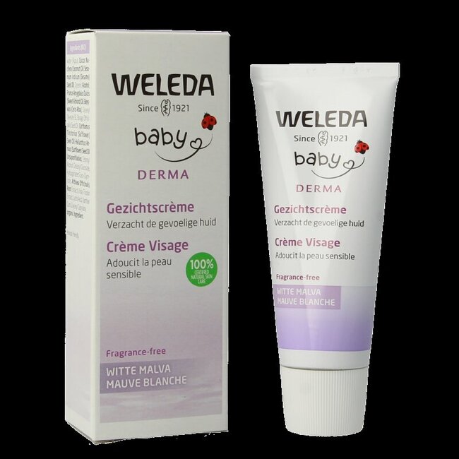 Baby witte malva sensitive gezichtscreme 50 Milliliter