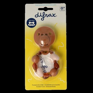Difrax Attache-tétine cœurs 1 pièce