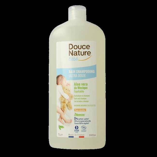 Baby badschuim & shampoo bio 1 Liter