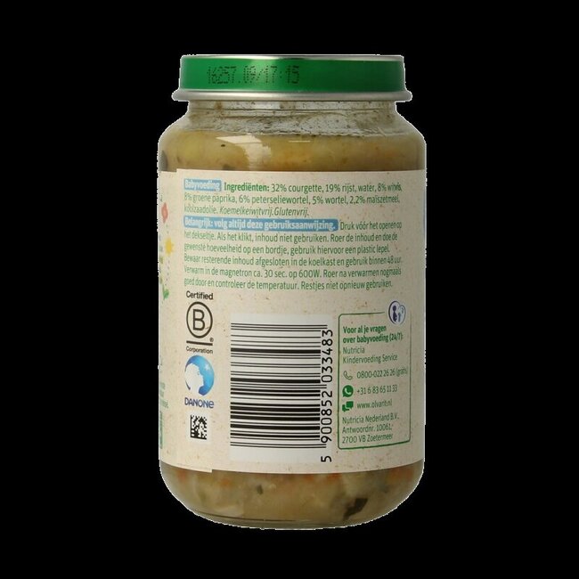 Courgette witvis rijst 8M13 200 Gram