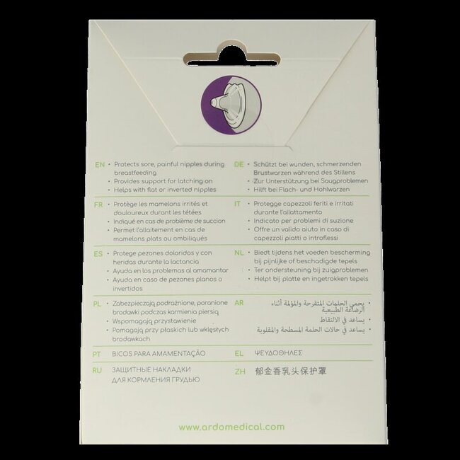 Protège-mamelons taille L 24 mm, 2 pièces