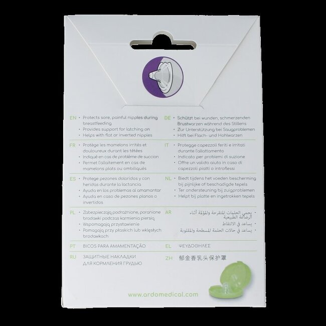 Bouts de sein taille M 20 mm 2 pièces