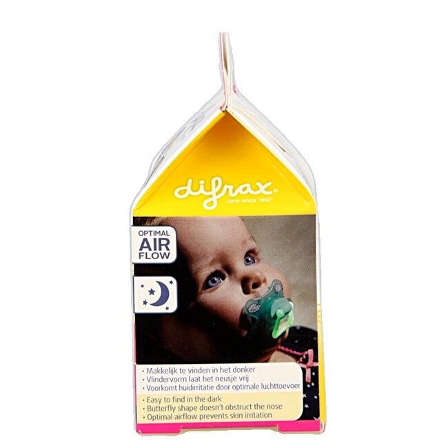 Fopspeen dental 12+ maanden glow in the dark 1 Stuks