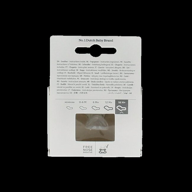 Fopspeen dental 18+ glow in the dark 1 Stuks