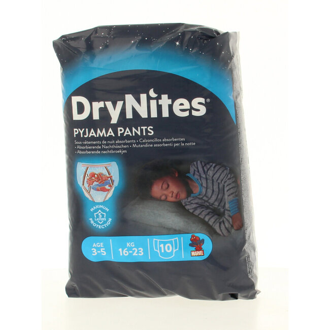 Drynites boy 3-5 jaar 10 Stuks