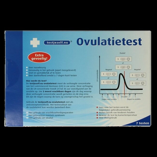 Ovulatietest (cassette) 7 Stuks