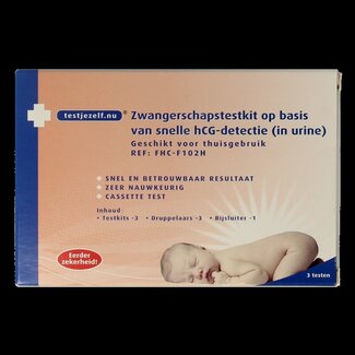 Testjezelf.nu Test de grossesse cassette (lot de 3)