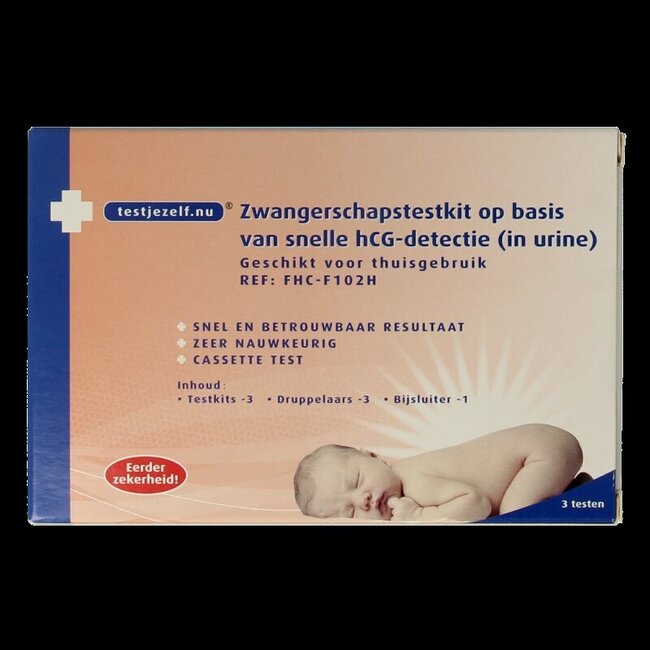Zwangerschapstest casette 3 Stuks
