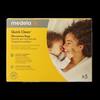 Medela Quick clean magnetronsterilisatiezakken 5 Stuks