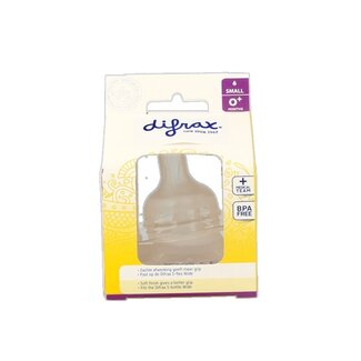 Difrax Flesspeen soft breed small  2 Stuks