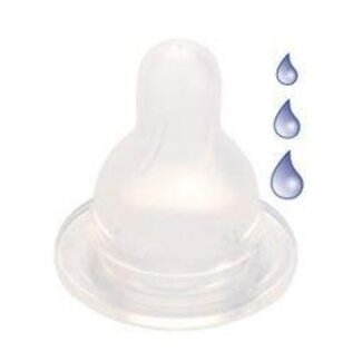 Difrax Flesspeen soft 1-2-3 natural 2 Stuks