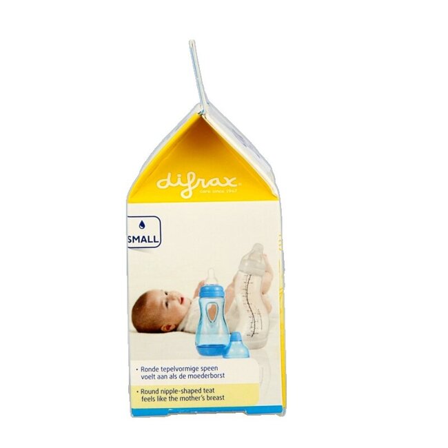 Tétine de biberon small 0+ natural lot de 2