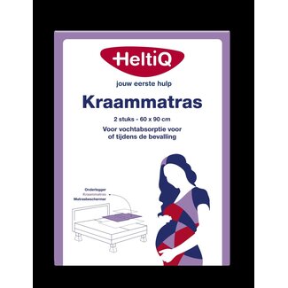 Heltiq Kraammatras 60 x 90cm zak 2 Stuks