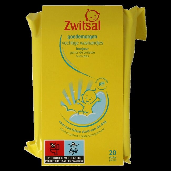 Goedemorgen vochtige washandjes 20 Stuks