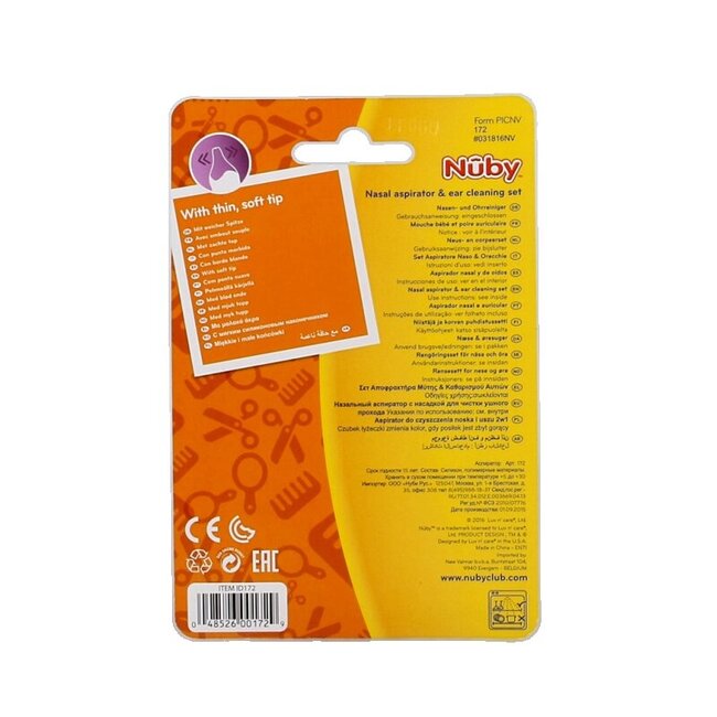Mouche-bébé et nettoyeur d'oreilles 1 pièce