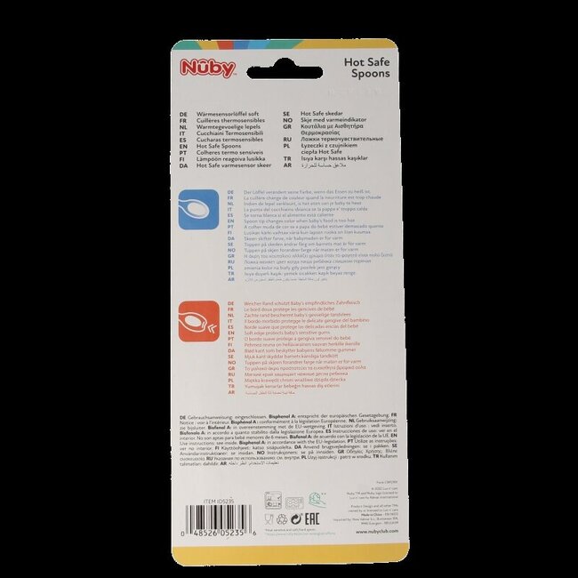 Warmtegevoelige lepeltjes 3+ maanden assorti 3 Stuks