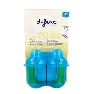 Difrax Boîte doseuse de lait 3 compartiments assortis 1 pièce
