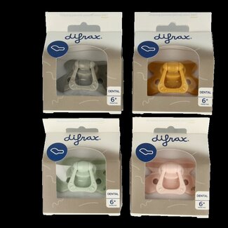 Difrax Sucette dental 6+ mois avec anneau 1 pièce