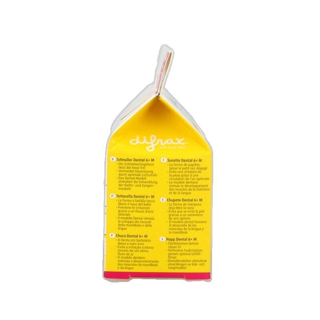 Fopspeen dental 6+ maanden met ring 1 Stuks