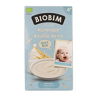 Biobim Baby rijstpapje 4 maanden bio 200 Gram