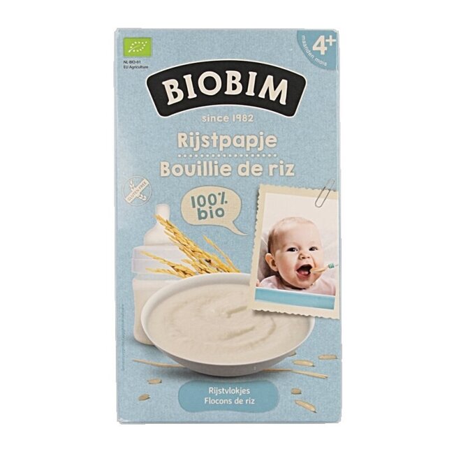 Baby rijstpapje 4 maanden bio 200 Gram