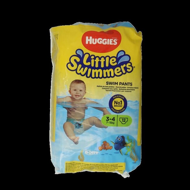Little swimmers maat 3-4 7-15kg 12 Stuks