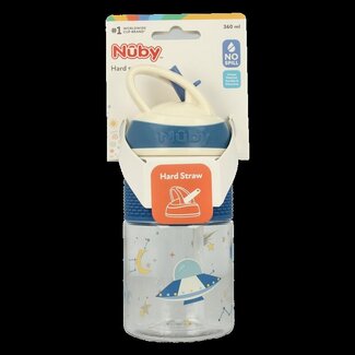 Nuby 2-in-1 Beker tuit hard 360ml 3 jaar assorti 1 Stuks