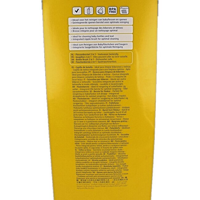 Flessenborstel 2-in-1 1 Stuks