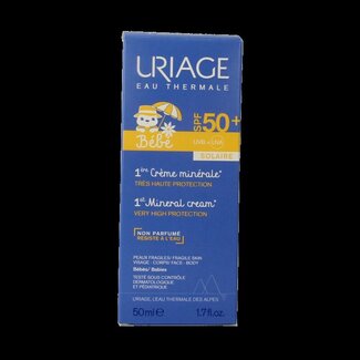 Uriage Bebe 1ere creme minerale SPF50 50 Milliliter