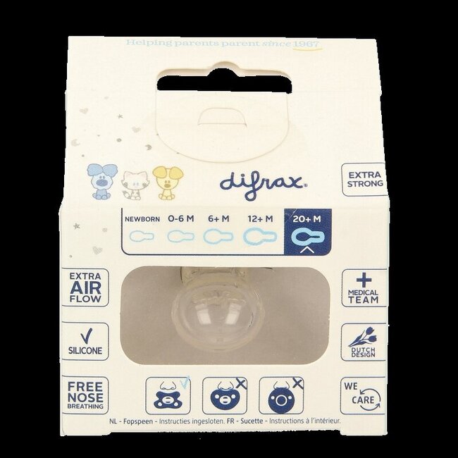 Fopspeen natural 20+ maanden Woezel & Pip 1 Stuks