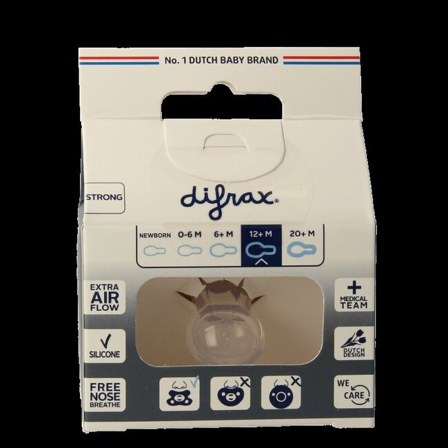 Sucette Natural 12+ mois assortie 1 pièce