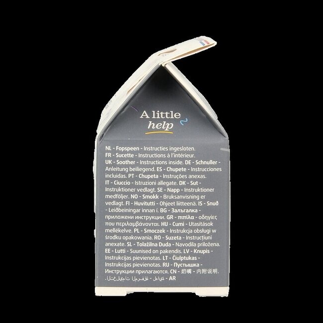 Fopspeen natural 0-6 maanden assorti 1 Stuks