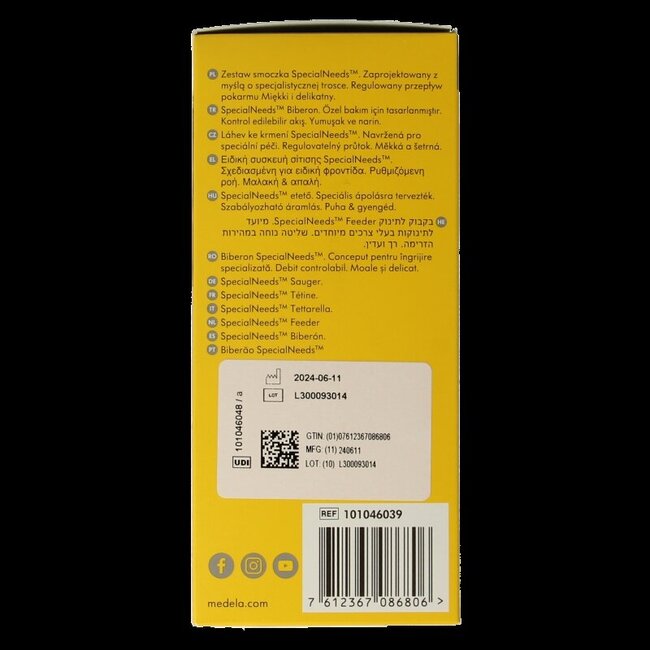Biberon SpecialNeeds 1 set