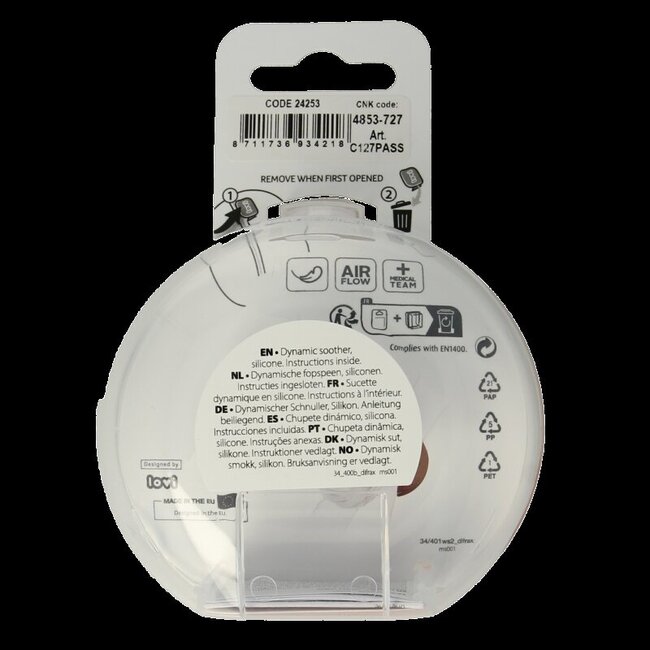 Fopspeen prime 6-18 maanden assorti 2 Stuks