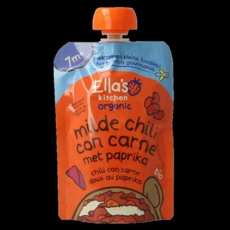 Ella's Kitchen Chili con carne doux au poivron bio dès 7 mois 130 g