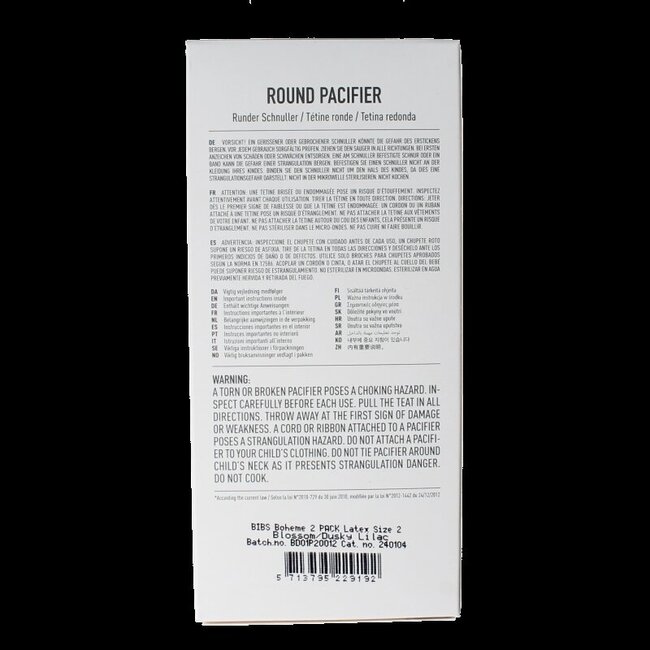 Fopspeen maat 2 blossom lila 2 Stuks