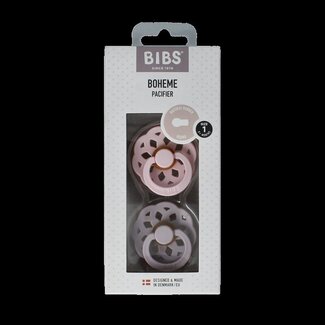 Bibs Fopspeen maat 1 blossom lila 2 Stuks