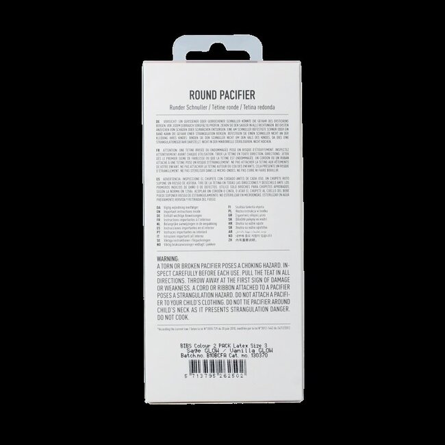 Fopspeen maat 3 sage vanilla night 2 Stuks