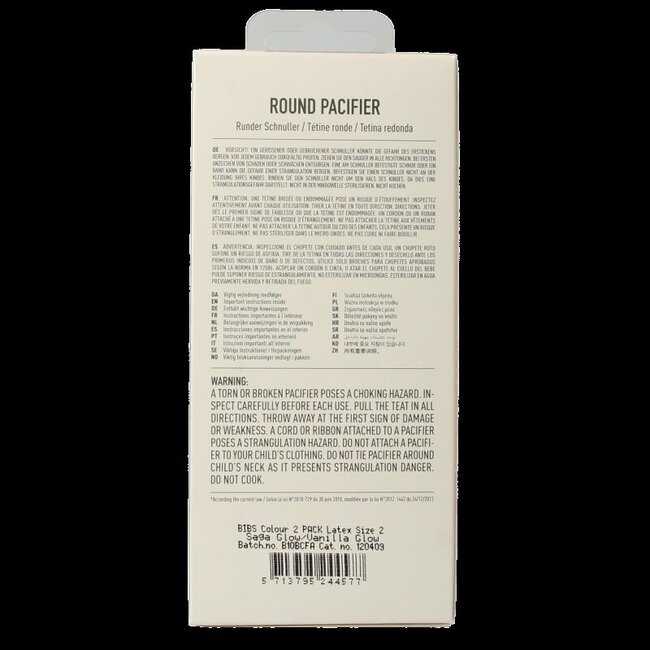 Fopspeen maat 2 sage vanilla night 2 Stuks