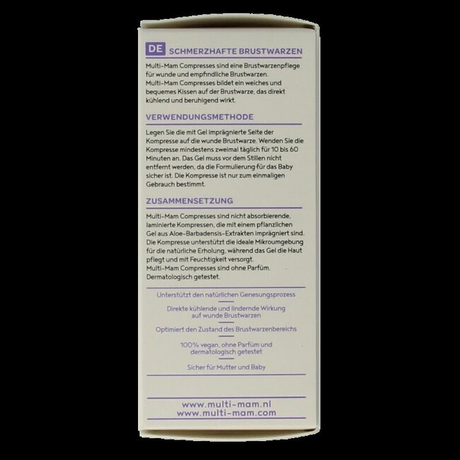 Multi-Mam Compresses 12 pièces