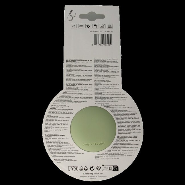 Étui à sucette Lovi assorti 1 pièce