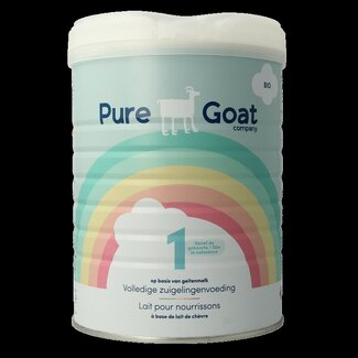 Pure Goat Zuigelingenvoeding volledig 1 bio 800 Gram