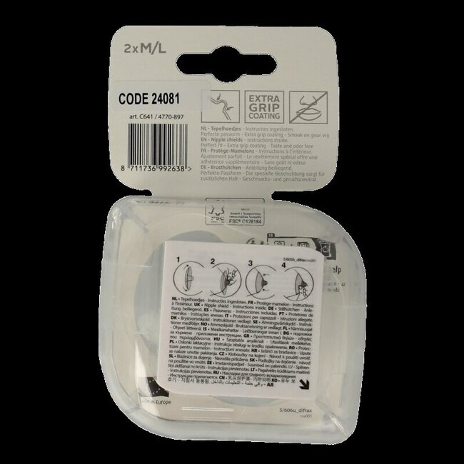 Tepelhoedjes M/L 2 Stuks