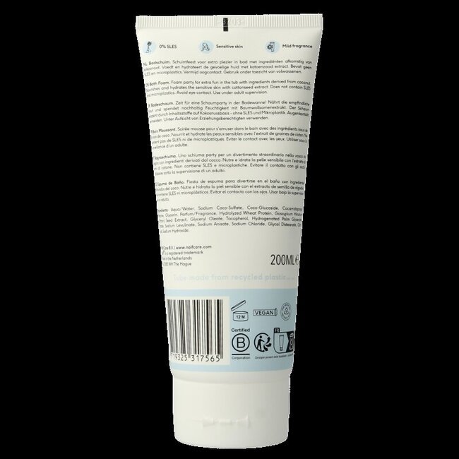 Mousse de bain relaxante pour bébé 200 ml